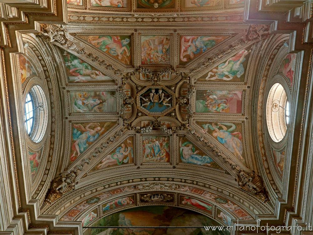 Milan (Italy) - Ceiling of the Taverna Chapel in the Church of Santa Maria della Passione
